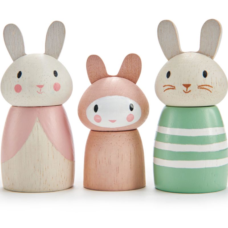 Figurines Famille de lapin Tender Leaf Produit 1 grande taille