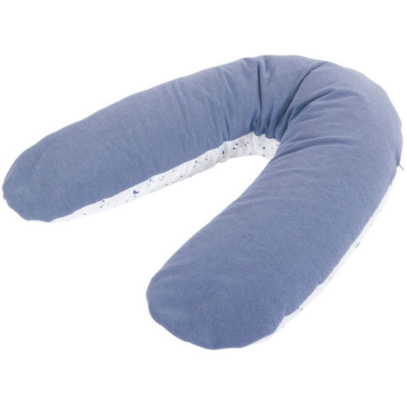 Coussin de grossesse éponge bleu ciel Tinéo
