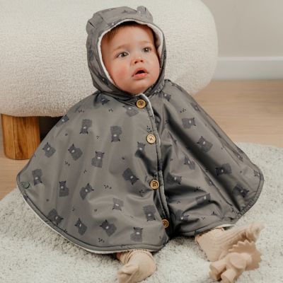 Poncho déperlant Kaki (6-12 mois)