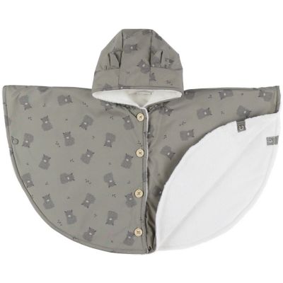 Poncho déperlant Kaki (6-12 mois)