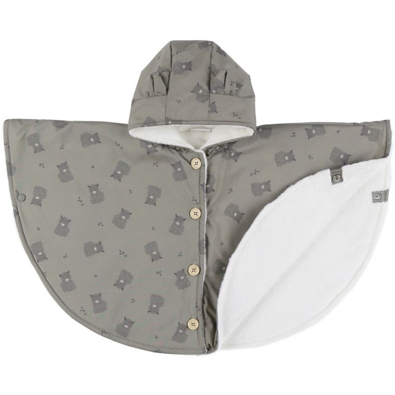 Poncho déperlant Kaki (6-12 mois) Noukie's Produit 2