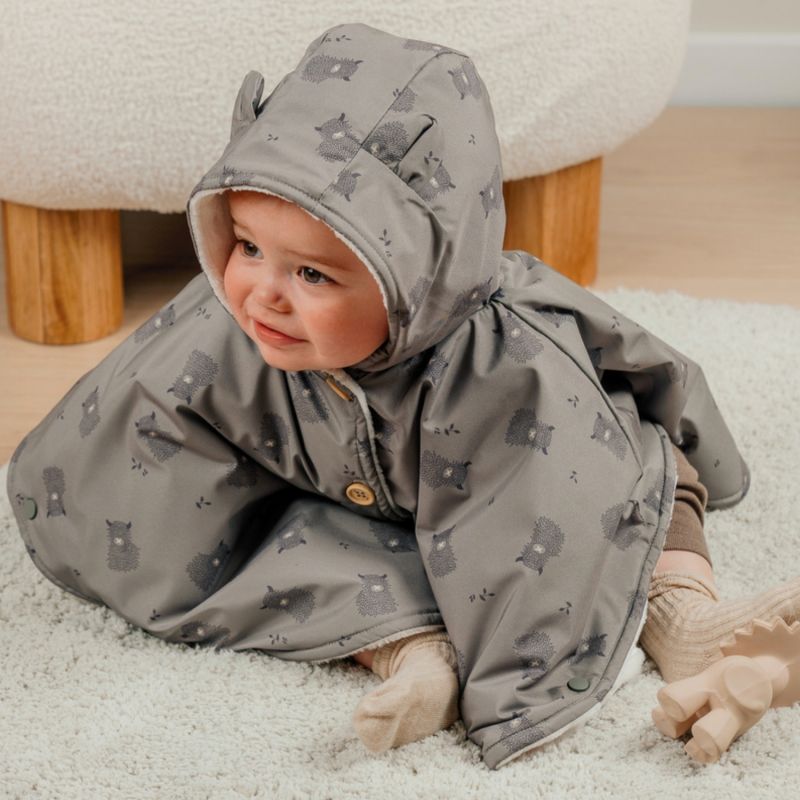 Poncho déperlant Kaki (6-12 mois) Noukie's Ambiance 5