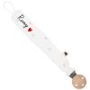 Attache tétine Gaze Coeurs (personnalisable) Atelier Wagram Produit 1