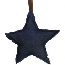 Etoile à suspendre Silver Star bleue  par Moepa