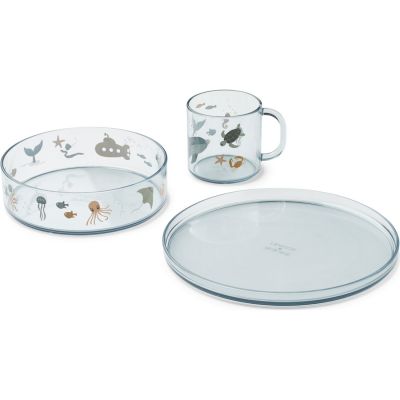 Coffret repas Siva Sea Creature (3 pièces)  par Liewood