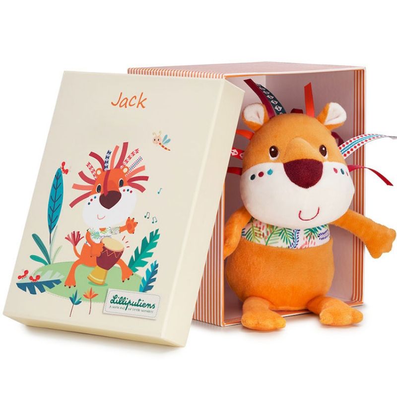 Coffret peluche Jack le lion (23 cm) Lilliputiens