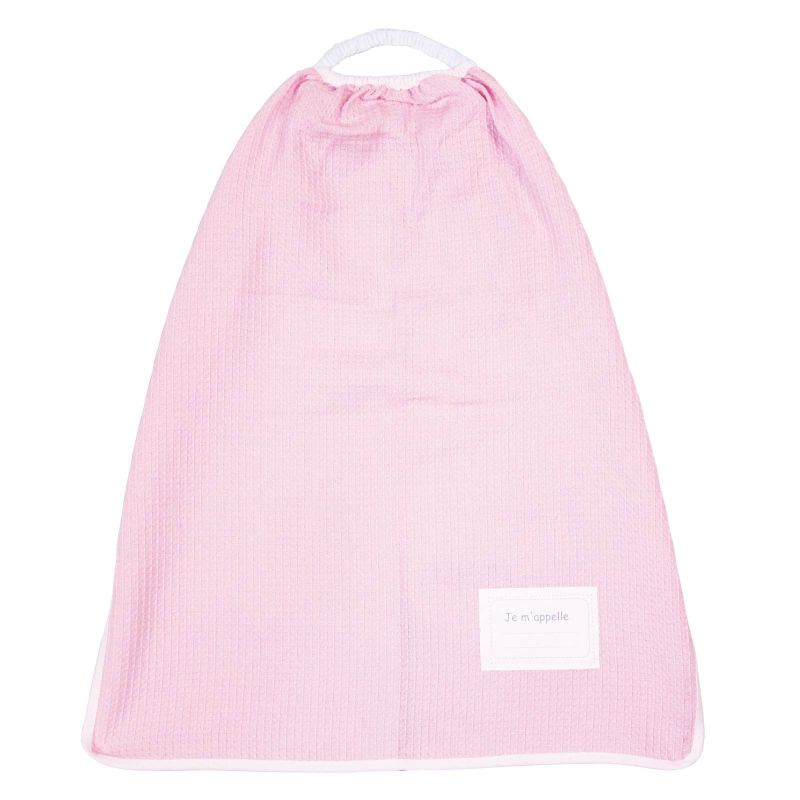 Serviette pour la maternelle rose (2 ans) Babycalin
