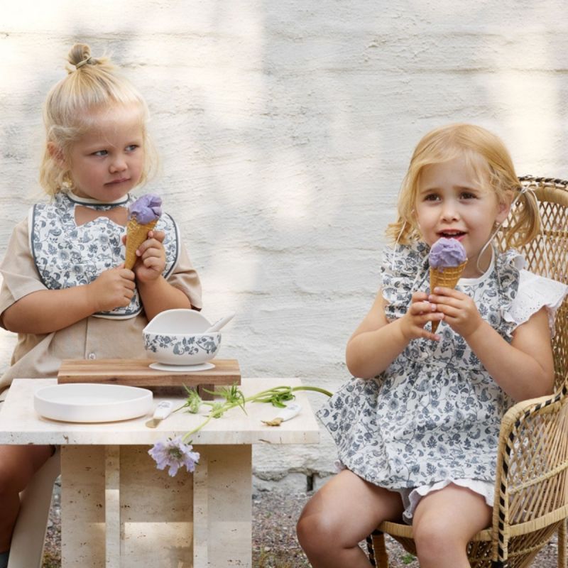 Bavoir Garden Leo Toile Bow Elodie Details Ambiance 3