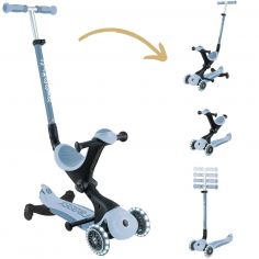 Trottinette Go up Deluxe Lights eco-logic 360° Bleu Cassis - Globber