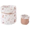 Set 2 corbeilles de rangement clairière et Mocha BB & Co Produit 1