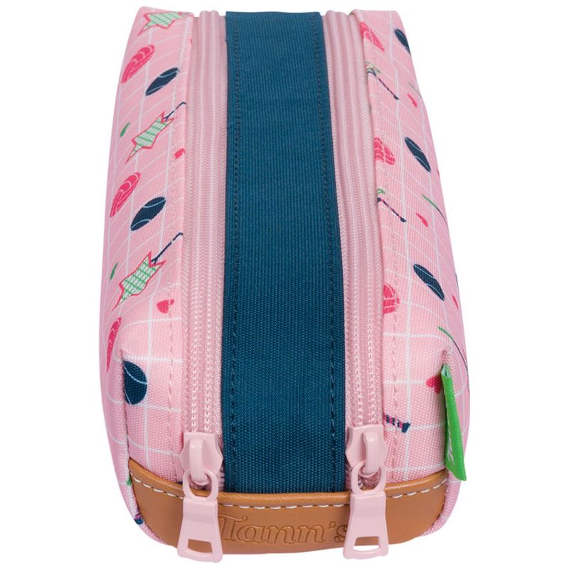 Trousse double Les Fantaisies Caroline Vert et Rose Tann's Produit 2