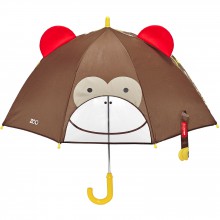 Parapluie Zoo singe marron  par Skip Hop