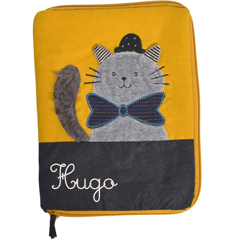 Protège carnet de santé chat Fernand Les Moustaches (personnalisable) Moulin Roty