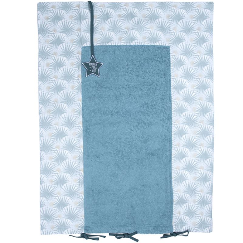Housse de matelas à langer Palmier céladon (60 x 80 cm) BB & Co
