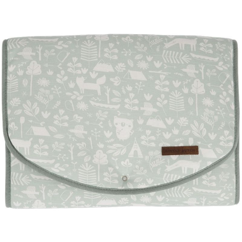 Tapis à langer Adventure mint (70 x 36 cm) Little Dutch