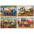Set de puzzles en bois Véhicules de construction (4 x 12 pièces) - Melissa & Doug Set de puzzles en bois Véhicules de construction (4 x 12 pièces) - Melissa & Doug