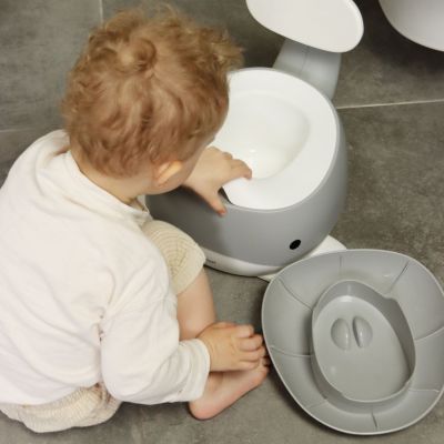 Pot pour bébé Baleine Gris foncé