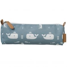 Trousse scolaire Baleine bleue