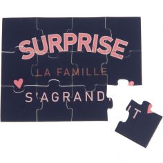 Puzzle annonce Surprise la famille s'agrandit