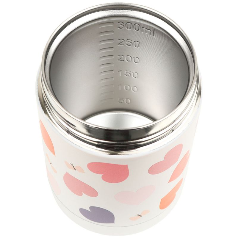 Boîte à repas isotherme Cœurs A Little Lovely Company Produit ouvert 4