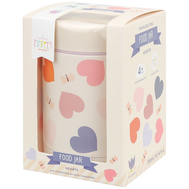 Boîte à repas isotherme Cœurs A Little Lovely Company Packaging 9