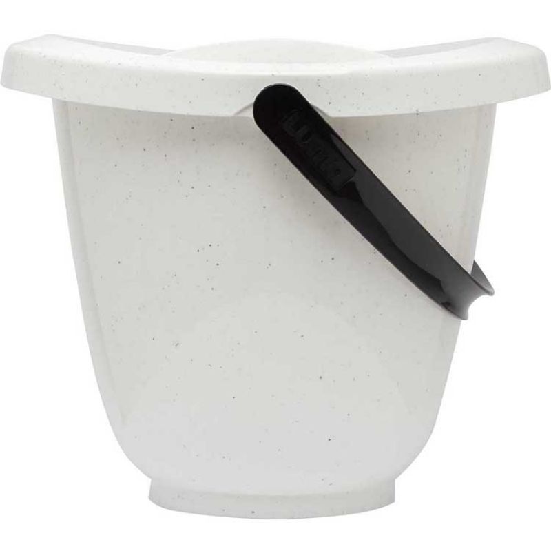 Poubelle à couches avec couvercle Speckles blanc Luma Babycare