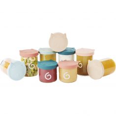 Lot de 9 pots de conservation Isy Bowls (6 x 250ml + 3 x 120ml) - Reconditionné - Babymoov