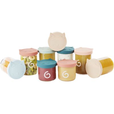 Lot de 9 pots de conservation Isy Bowls (6 x 250ml + 3 x 120ml) - Reconditionné Babymoov