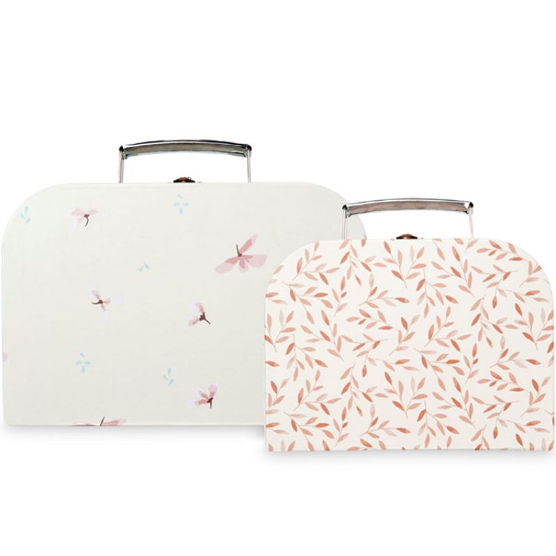 Lot de 2 valisettes de rangement Caramel Leaves-Windflower Cam Cam Copenhagen