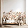 Papier peint panoramique Decor Jardin fleuri (2m x 248 cm)  Lilipinso Ambiance 2