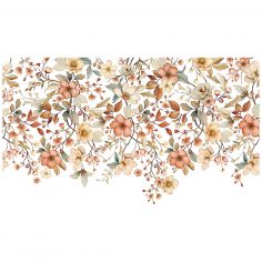 Papier peint panoramique Decor Jardin fleuri (2m x 248 cm)  - Lilipinso