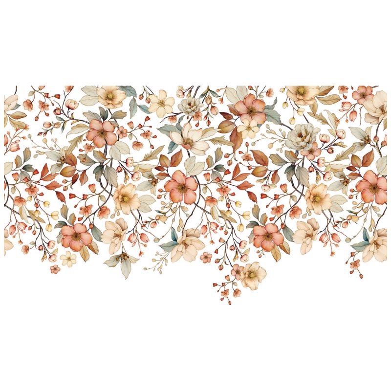 Papier peint panoramique Decor Jardin fleuri (2m x 248 cm)  Lilipinso Produit 1
