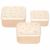 Variation Beige du produit Lot de 3 boîtes à goûter Miracle of Nature de la marque Lässig 