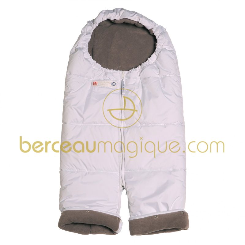 Combizip blanc et taupe (taille 2) Red Castle