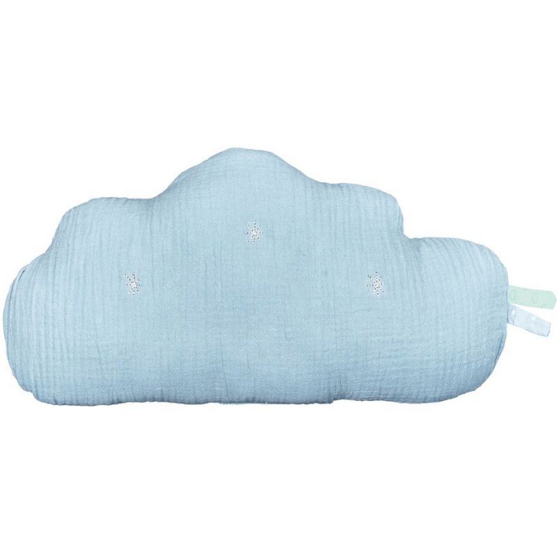 Coussin nuage Lily mint (35 x 20 cm) Sauthon