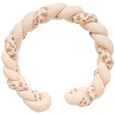 Tresse décorative ouatinée fleurs et beige (200 cm) BB & Co