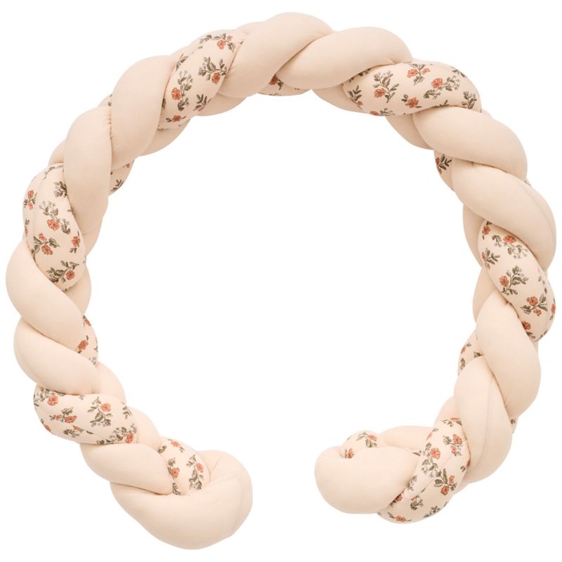 Tresse décorative ouatinée fleurs et beige (200 cm) BB & Co Produit 1