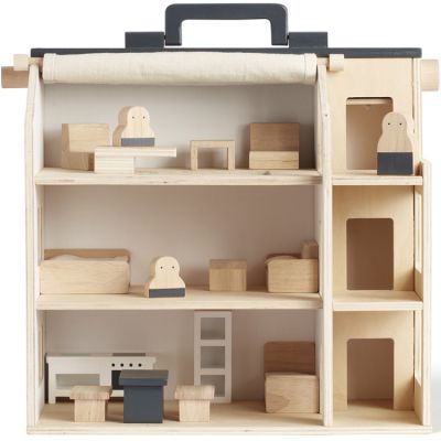 Maison de poupée avec meubles en bois Aiden Kid's Concept