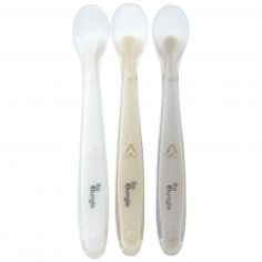 Lot de 3 cuillères douces en silicone Dune - Bo Jungle