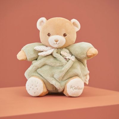 Peluche Patapouf Ours vert (17 cm)