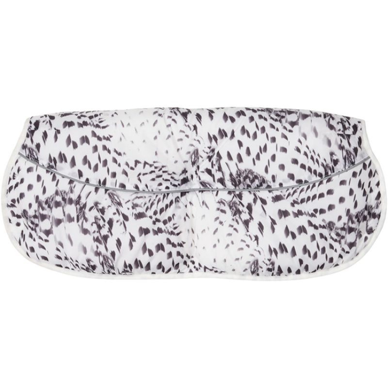 Moufles pour poussette Warmer Empire blanches et noires Lodger