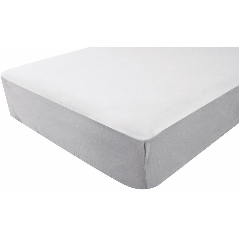 Drap housse imperméable gris perle (70 x 140 cm) Domiva