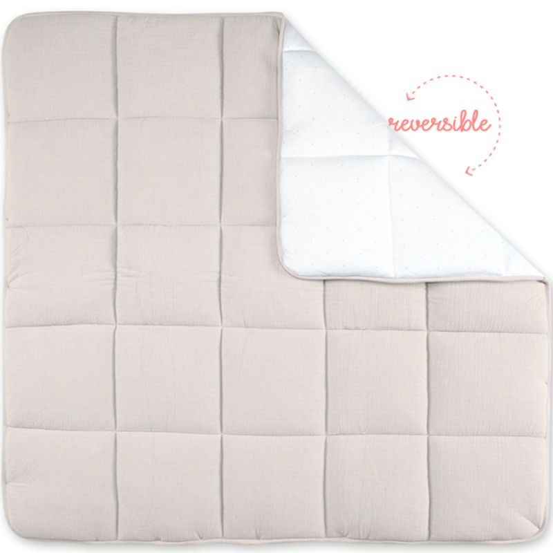 Tapis de parc réversible Cadum sable (100 x 100 cm) Bemini
