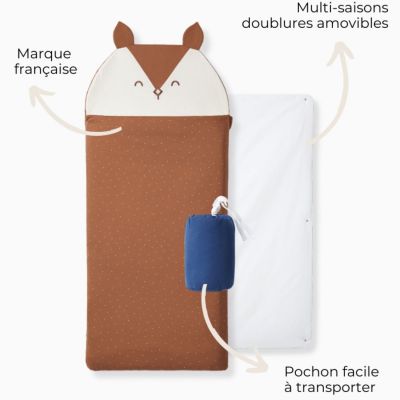 Sac de couchage Ecureuil (7-10 ans) Les petites billes