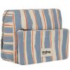 Trousse de toilette XL Alix Rayures Larges Bleu Hindbag Produit 4