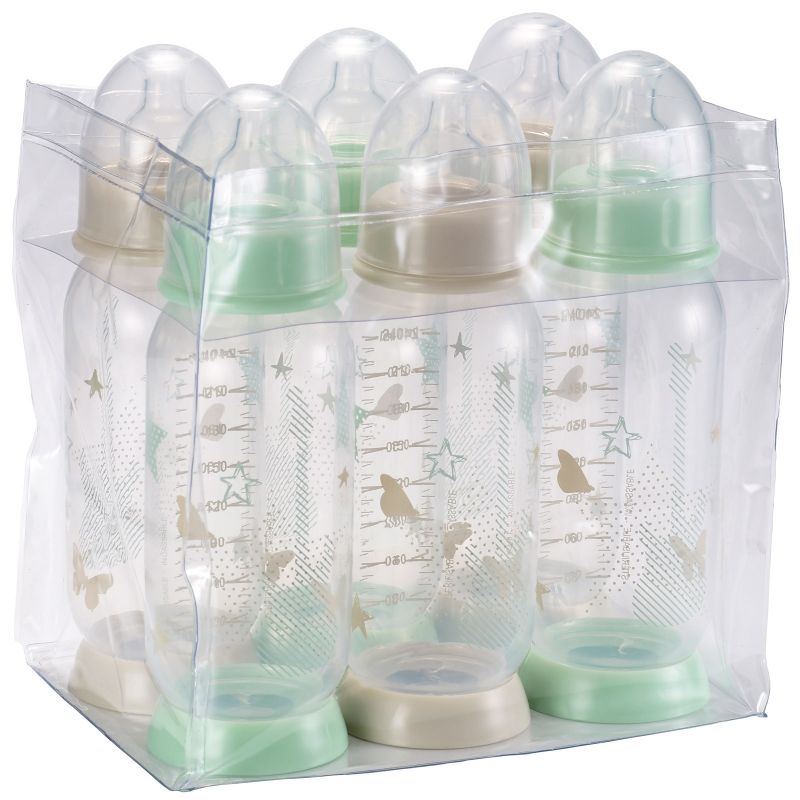 Set de 6 biberons Rock bleu (240 ml) Béaba