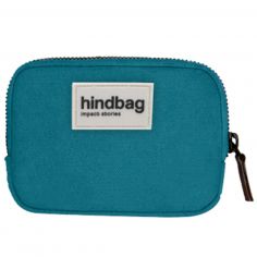 Porte-monnaie Lili Bleu Paon - Hindbag