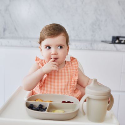 Assiette à ventouse et couvercle Latte