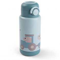 Gourde isotherme Tiny farm Bleu (340 ml) - Done by Deer
