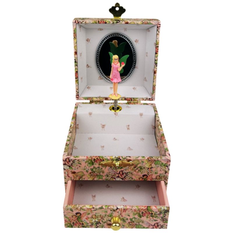 Boîte à bijoux musicale Cube Flower Fairies Trousselier Produit 3